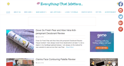 Desktop Screenshot of everything-thatmatters.com
